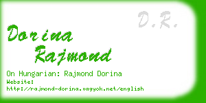 dorina rajmond business card